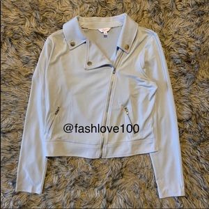 Candie’s Knit Moto Jacket